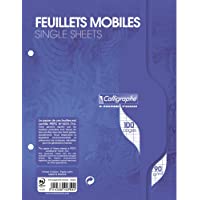 Hojas sueltas de papel Clairefontaine 17 cm x 22 cm 90 G unidades 50 y subsecuentes blanco